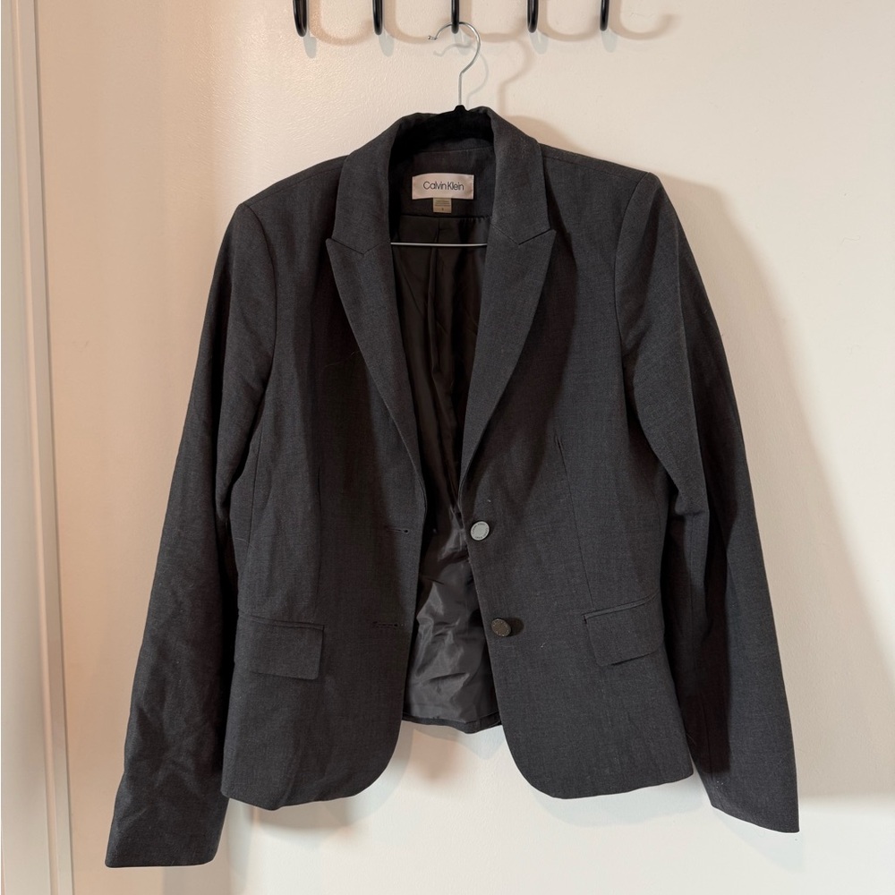 Calvin Klein Gray Blazer